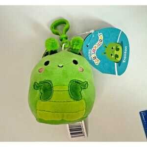 NTW Squishmallows Trenton Praying Mantis‎ 3.5" Clip on Plush Keychain Bag Charm